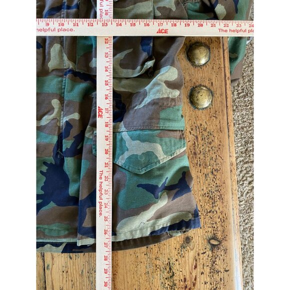 Cold Weather Camouflage Field Coat USA Military Jacket Small Short - Picture 6 of 6